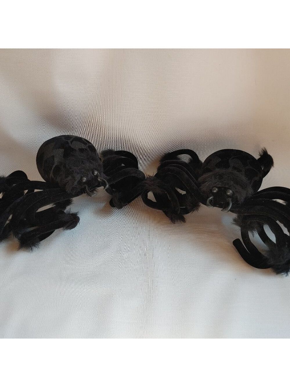 SPOOKY HUGE Halloween Spider Decor PAIR